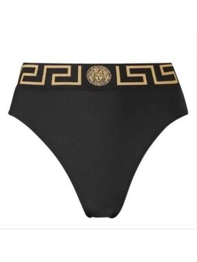 VERSACE Medusa Greca logo bikini bottom S